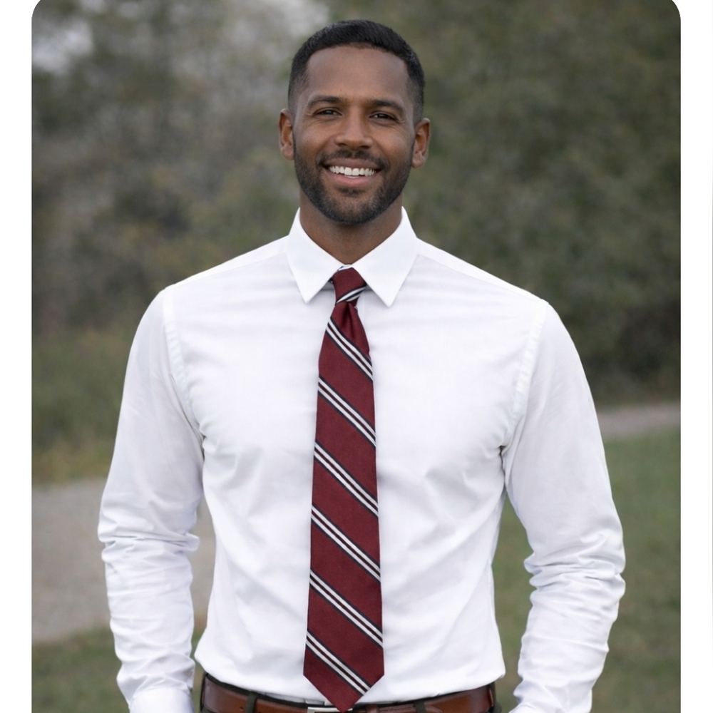 Classic Burgundy Striped Men's Tie By Ashford & Brooks